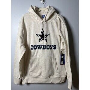 Dallas Cowboys Pullover NFL Hoodie Ultra Game Cream White Size XL NWT